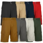 Pantalones cortos cargo de algodón