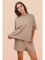 Top y Pantalon Corto Casual