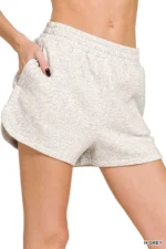 Shorts de forro polar con cinturilla elástica - Imagen 3