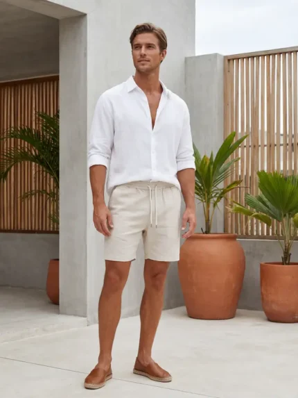 Short corto beige Classico