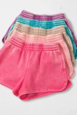 Shorts de forro polar con cinturilla elástica