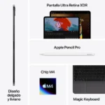 iPad Pro (2024, M4 series) 11"  256GB Silver - Imagen 6